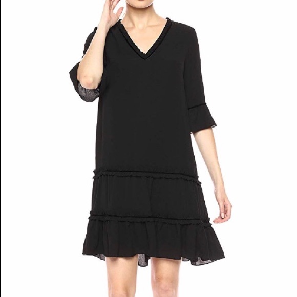 Adrianna Papell gorgeous black dress NWT - Picture 7 of 8